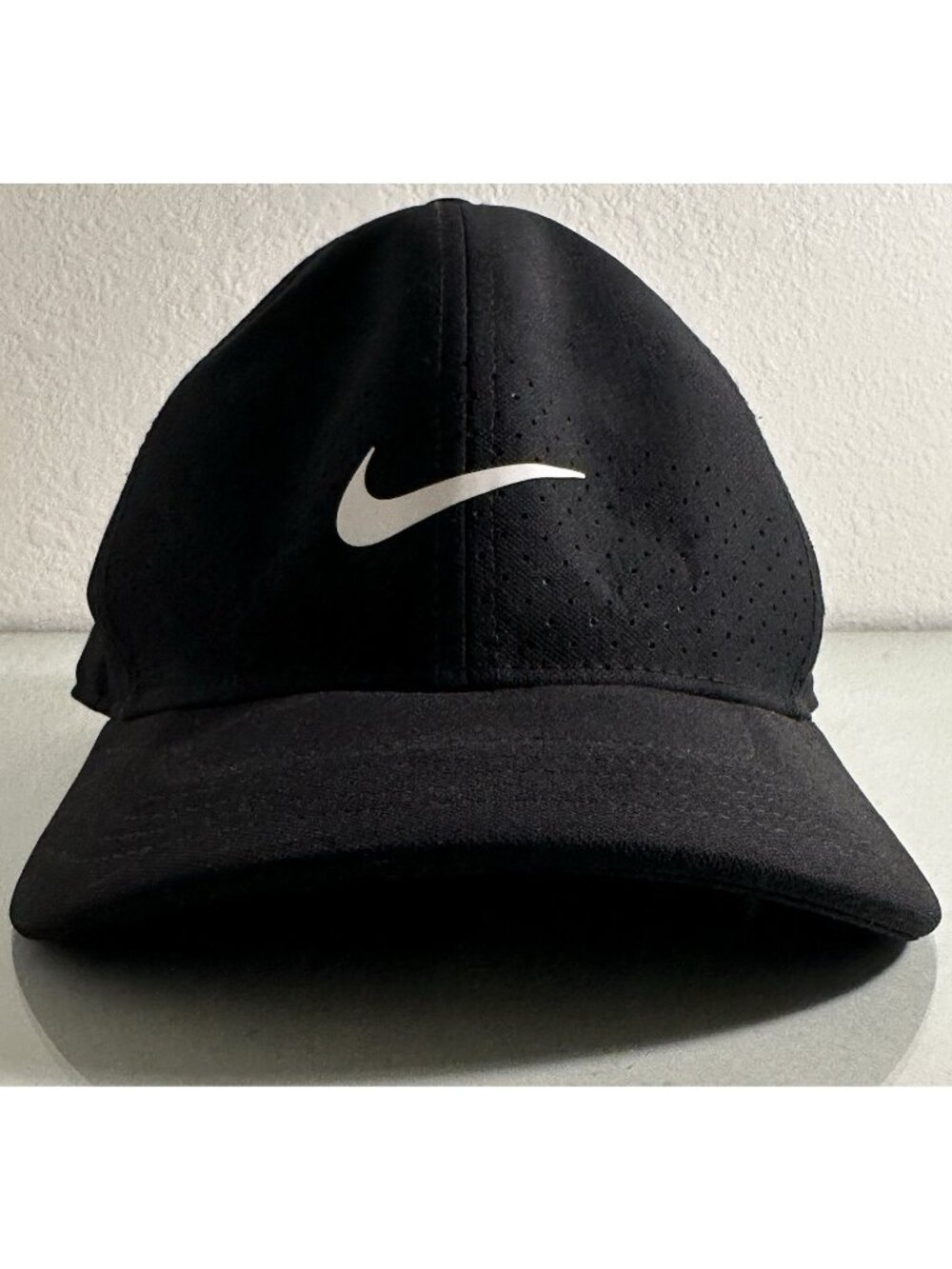 Nike Golf Classic99 Dri-FIT Black Structured Breathable Hat Mens Cap (Stretch)